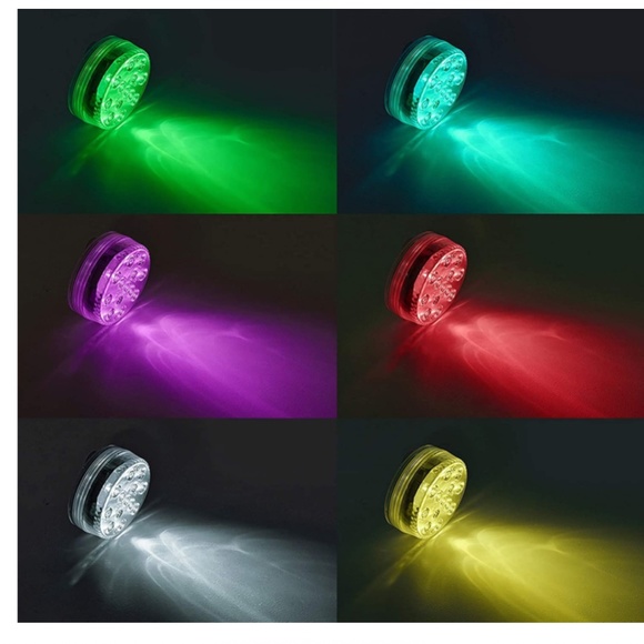 NEW Submersible Full Waterproof LED Pool Light with RRF(164ft) and Remote - Picture 8 of 9